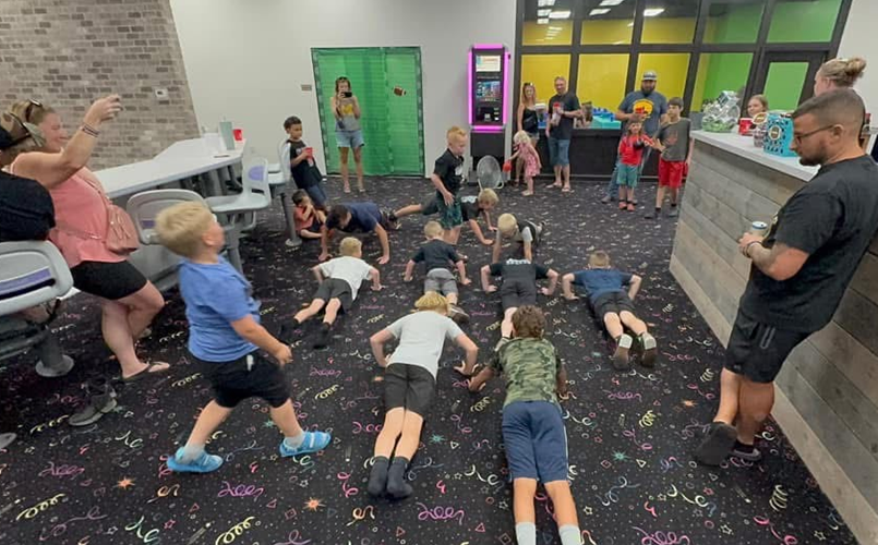 Push Ups at the Season Kick Off 2025